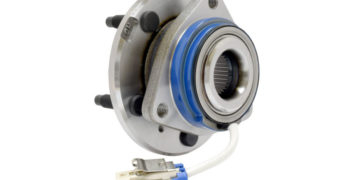 Duralast wheel hub assembly over a white background