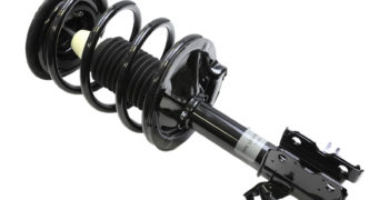 Image of a strut assembly over a white background